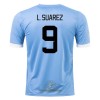 Officiële Voetbalshirt Uruguay L. SUAREZ 9 Thuis WK 2022 - Heren